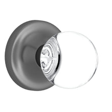 Load image into Gallery viewer, Ball Crystal Dark Grey Door Knobs