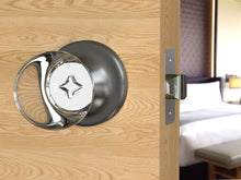 Load image into Gallery viewer, Ball Crystal Dark Grey Door Knobs