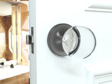 Load image into Gallery viewer, Ball Crystal Dark Grey Door Knobs