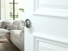 Load image into Gallery viewer, Tulip Fluted Crystal Polished Chrome Door Knobs