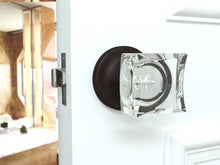 Load image into Gallery viewer, Square Crystal Venetian Bronze Door Knobs