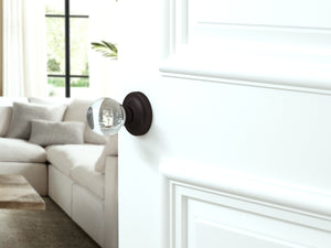 Ball Crystal Venetian Bronze Door Knobs