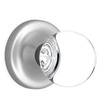 Load image into Gallery viewer, Ball Crystal Matte Chrome Door Knobs