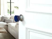 Load image into Gallery viewer, Blue Goldstone Polished Chrome Door Knobs