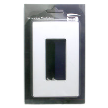 Load image into Gallery viewer, 1-Gang Rocker Mid-Size Screwless Wall Plate Cover Glossy White