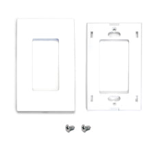 Load image into Gallery viewer, 1-Gang Rocker Mid-Size Screwless Wall Plate Cover Glossy White
