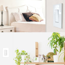Load image into Gallery viewer, 1-Gang Rocker Mid-Size Screwless Wall Plate Cover Glossy White