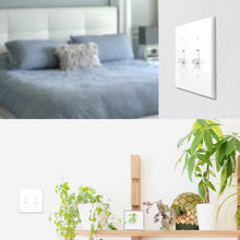 Load image into Gallery viewer, 2-Gang Toggle Mid-Size Wall Plate Cover Glossy White