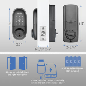 Keyless Smart Electronic Entry Door Lock Keypad Deadbolt