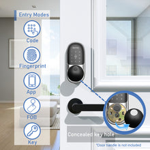 Load image into Gallery viewer, Keyless Smart Fingerprint Electronic Entry Door Lock Keypad Deadbolt