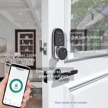 Load image into Gallery viewer, Keyless Smart Fingerprint Electronic Entry Door Lock Keypad Deadbolt