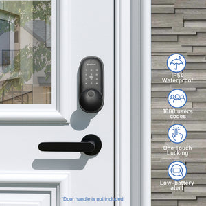 Keyless Smart Fingerprint Electronic Entry Door Lock Keypad Deadbolt